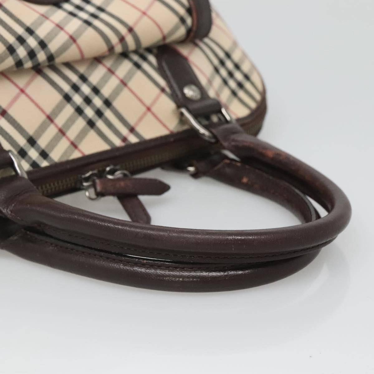 Burberry Nova Check Canvas Handbag (Pre-Owned)