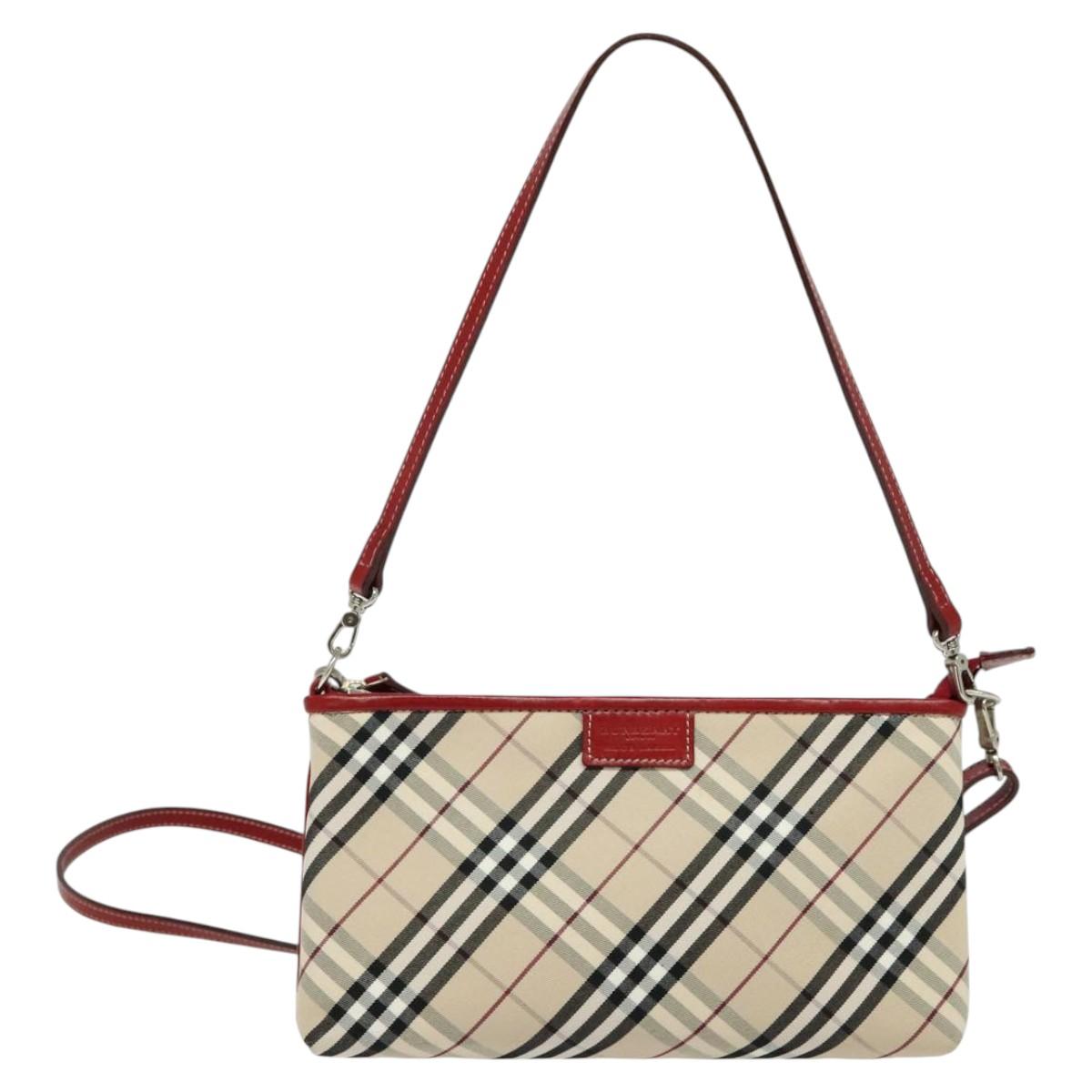 Burberry Nova Check Canvas Handbag (Pre-Owned)