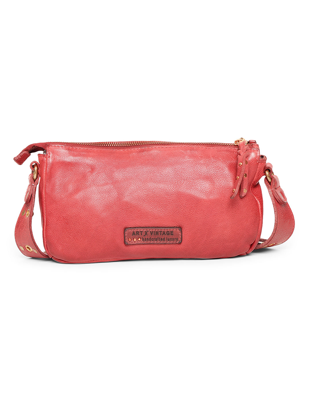 URBAN VOYAGER: OLIVE CROSSOVER SLING BAG BY ART N VINTAGE