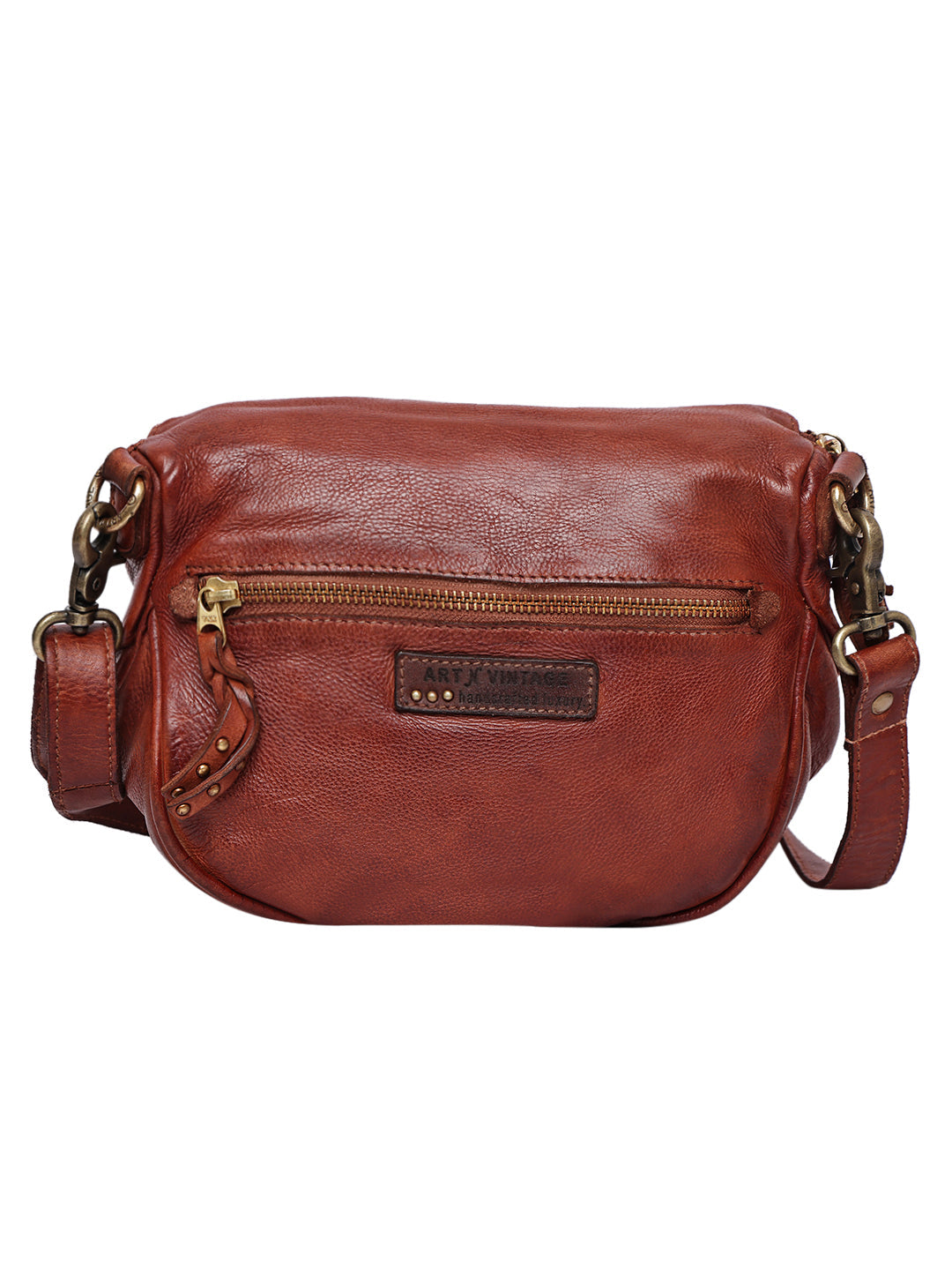 Aurora Handcrafted Leather Crossbody Bag