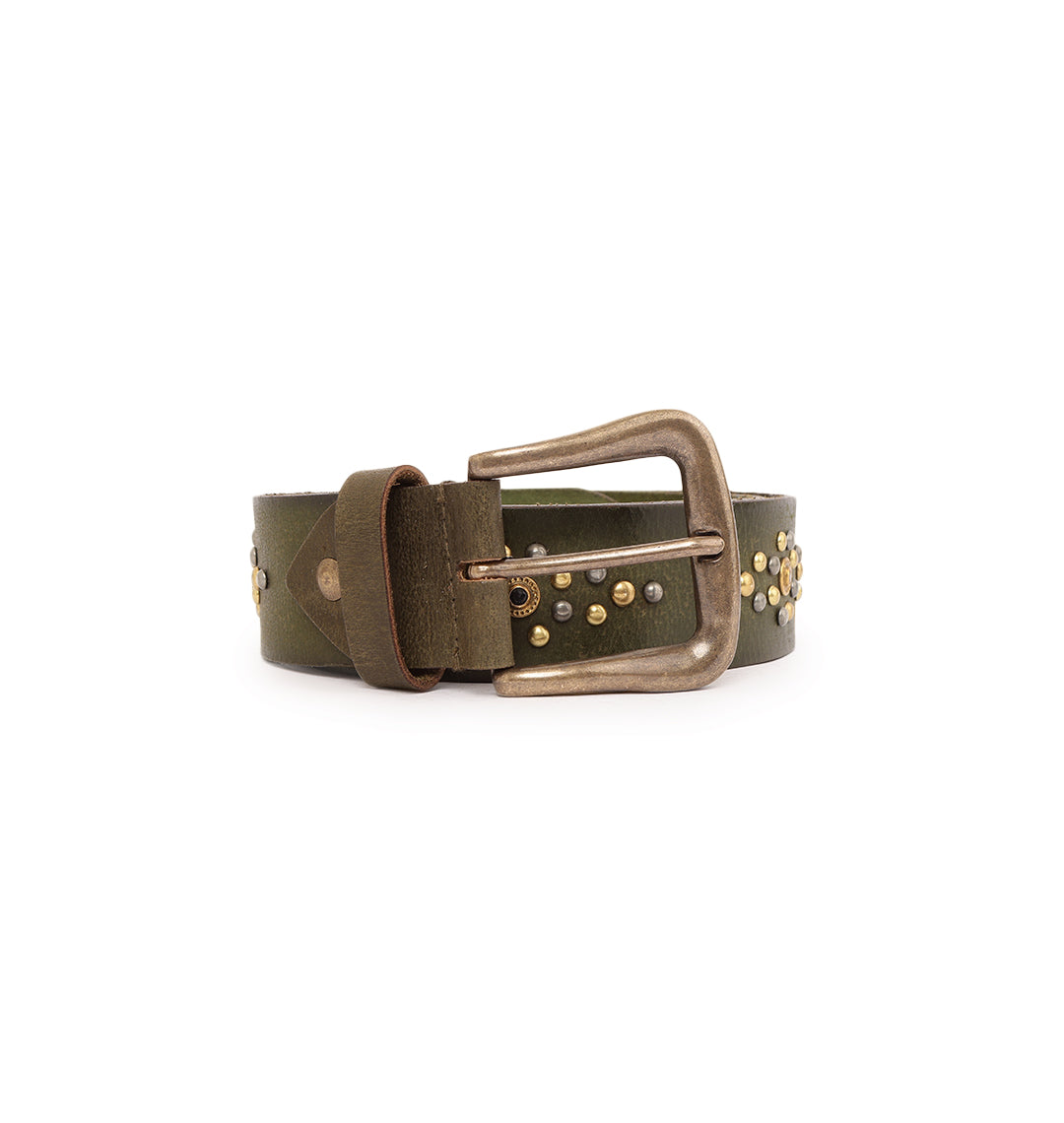 OLIVE Womens Genuine Leather Belt by Art N Vintage