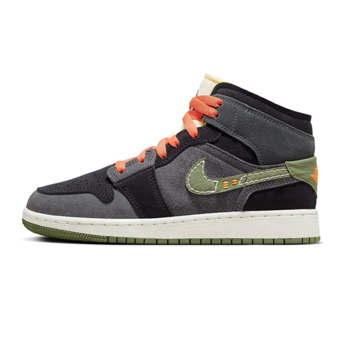 Jordan 1 Mid SE Craft Anthracite Light Olive Available at Pick your kiicks.