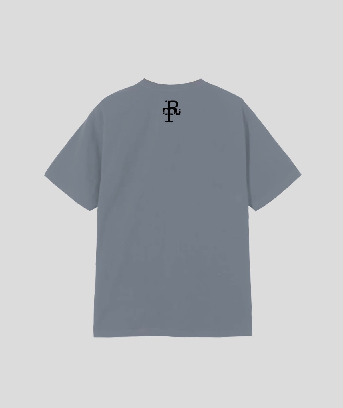 Grey Oversized Round Neck T-shirt