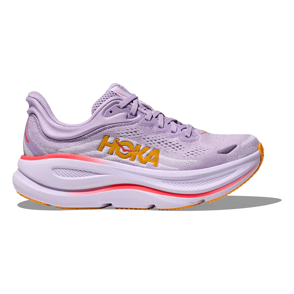Hoka Womens Bondi 9 Aster Flower Starlight Glow