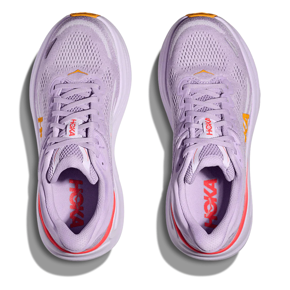 Hoka Womens Bondi 9 Aster Flower Starlight Glow