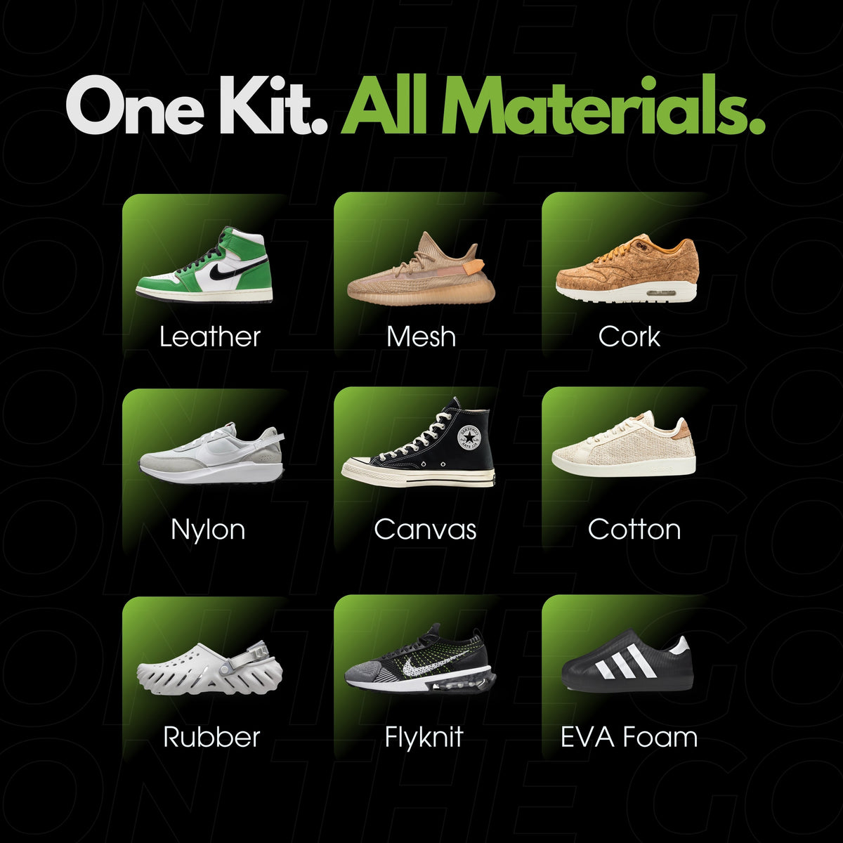 Helios On The Go Sneaker Care Kit with FREE 80 Sneaker Cleaning Wipes