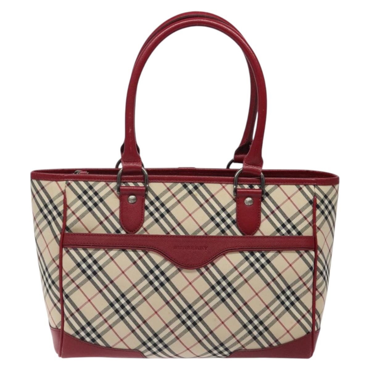 Burberry Nova Check Canvas Tote Bag (Pre-Owned)