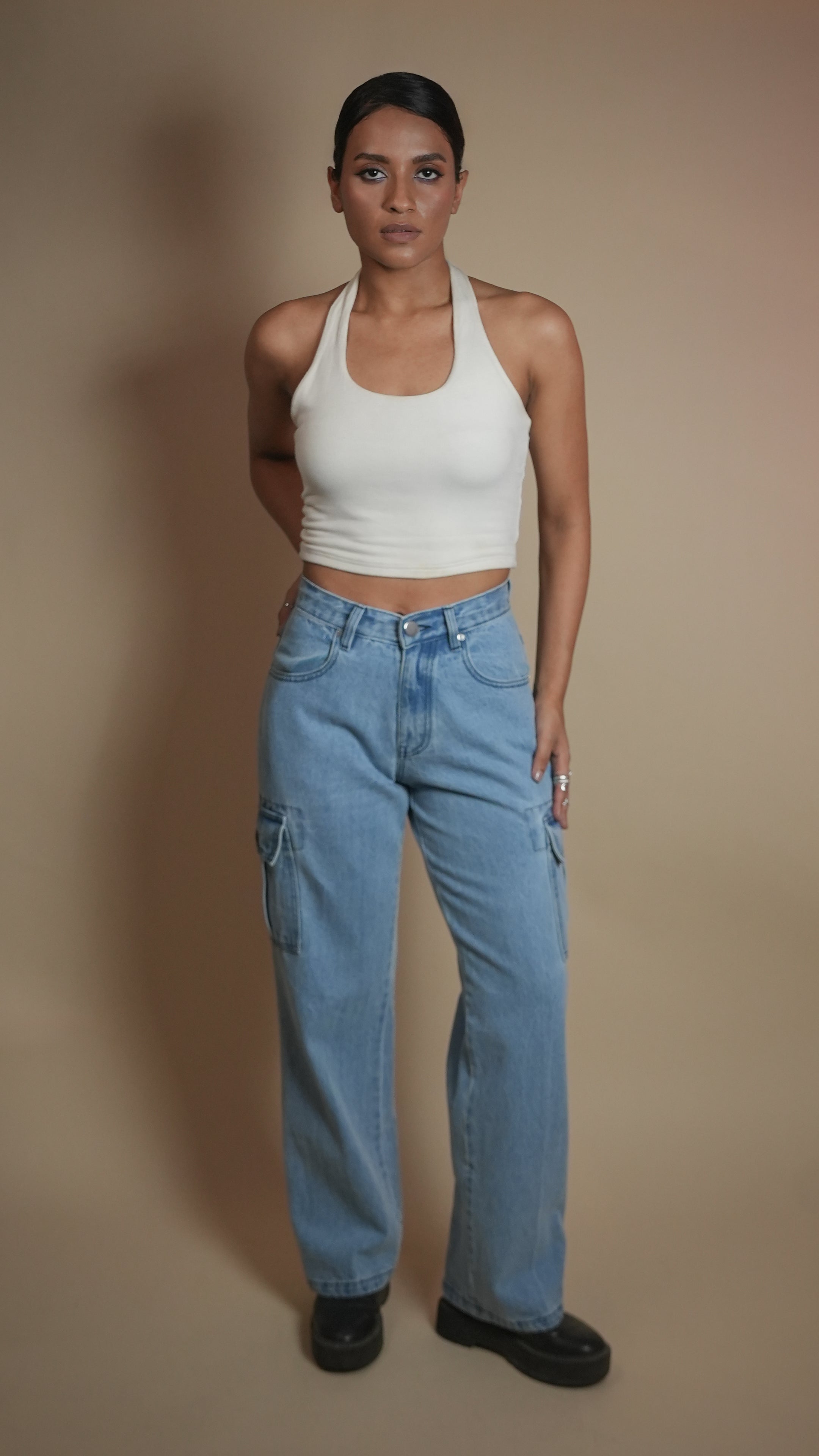 ICED DENIM WOMEN'S CARGO