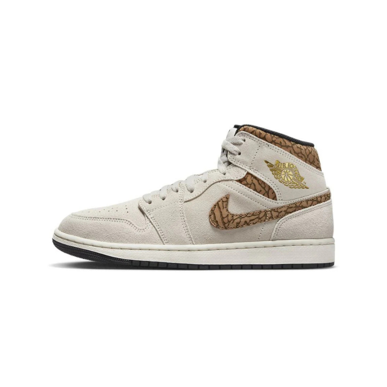 NIKE AIR Jordan 1 Mid SE Brown Elephant