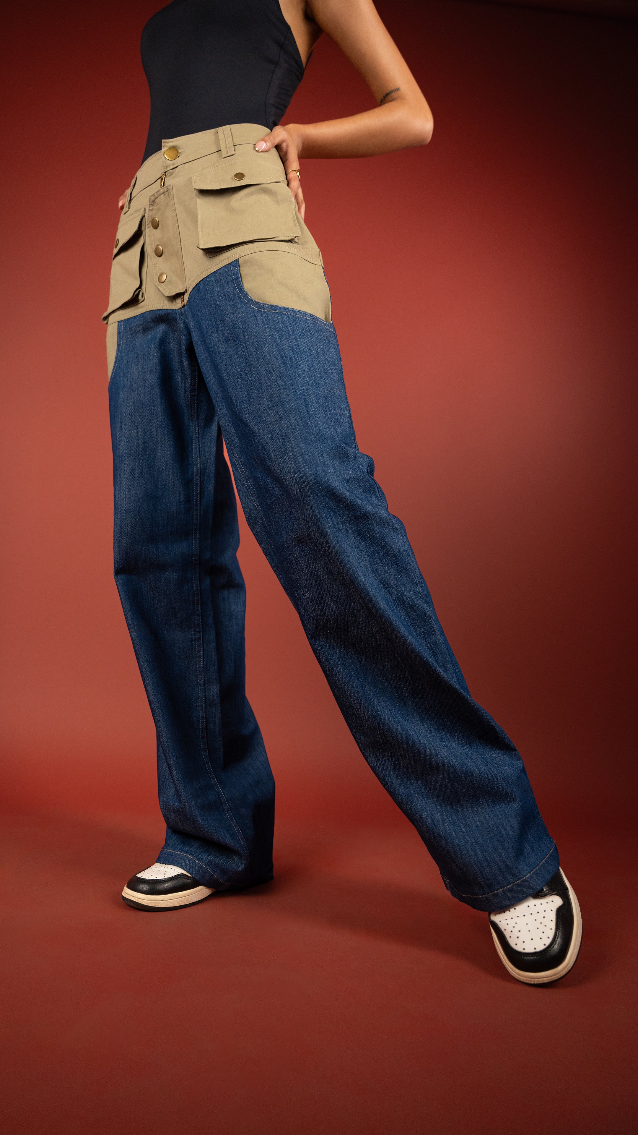CARPENTER DENIM WOMEN'S PANT