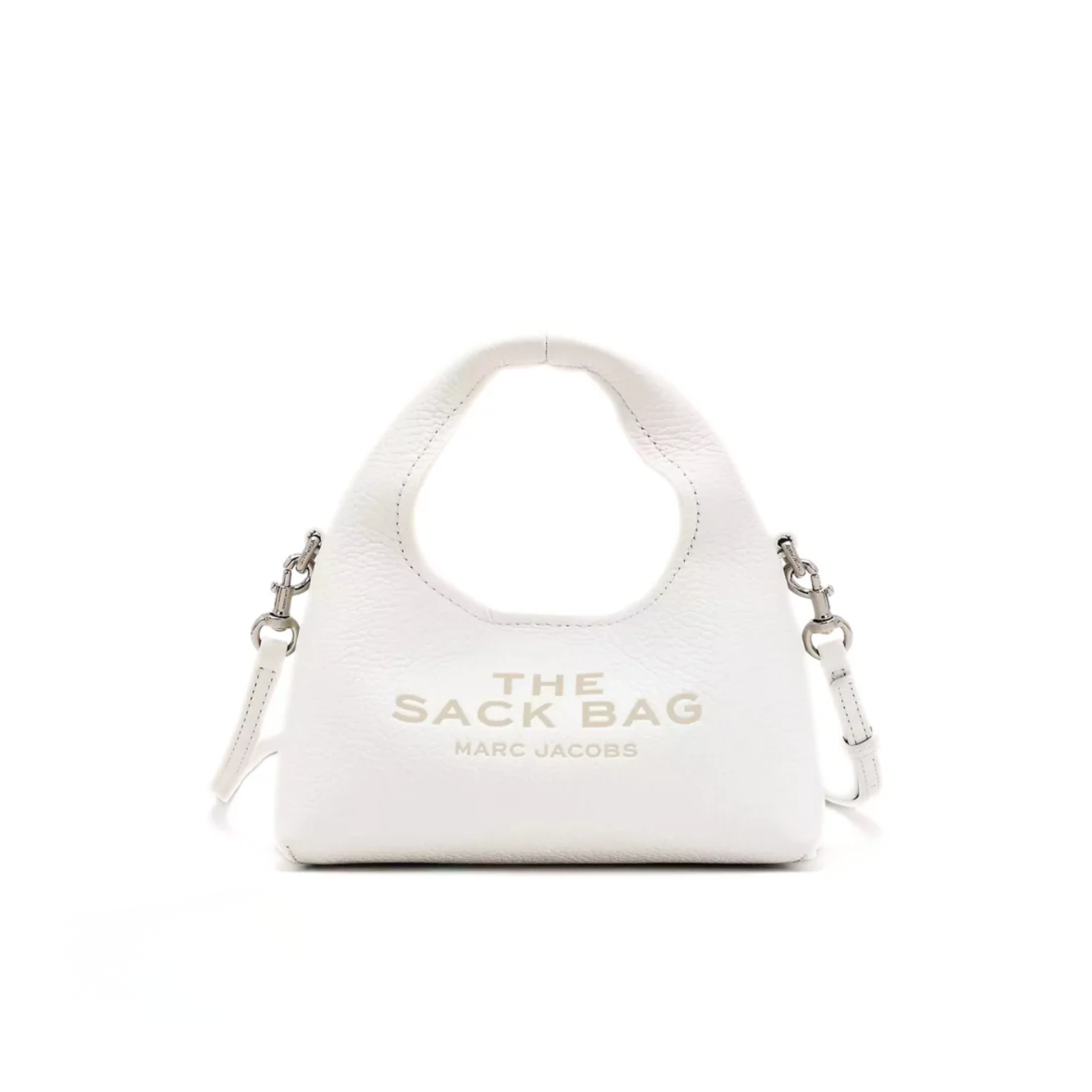 Marc Jacobs The Micro Crossbody Sack Bag white