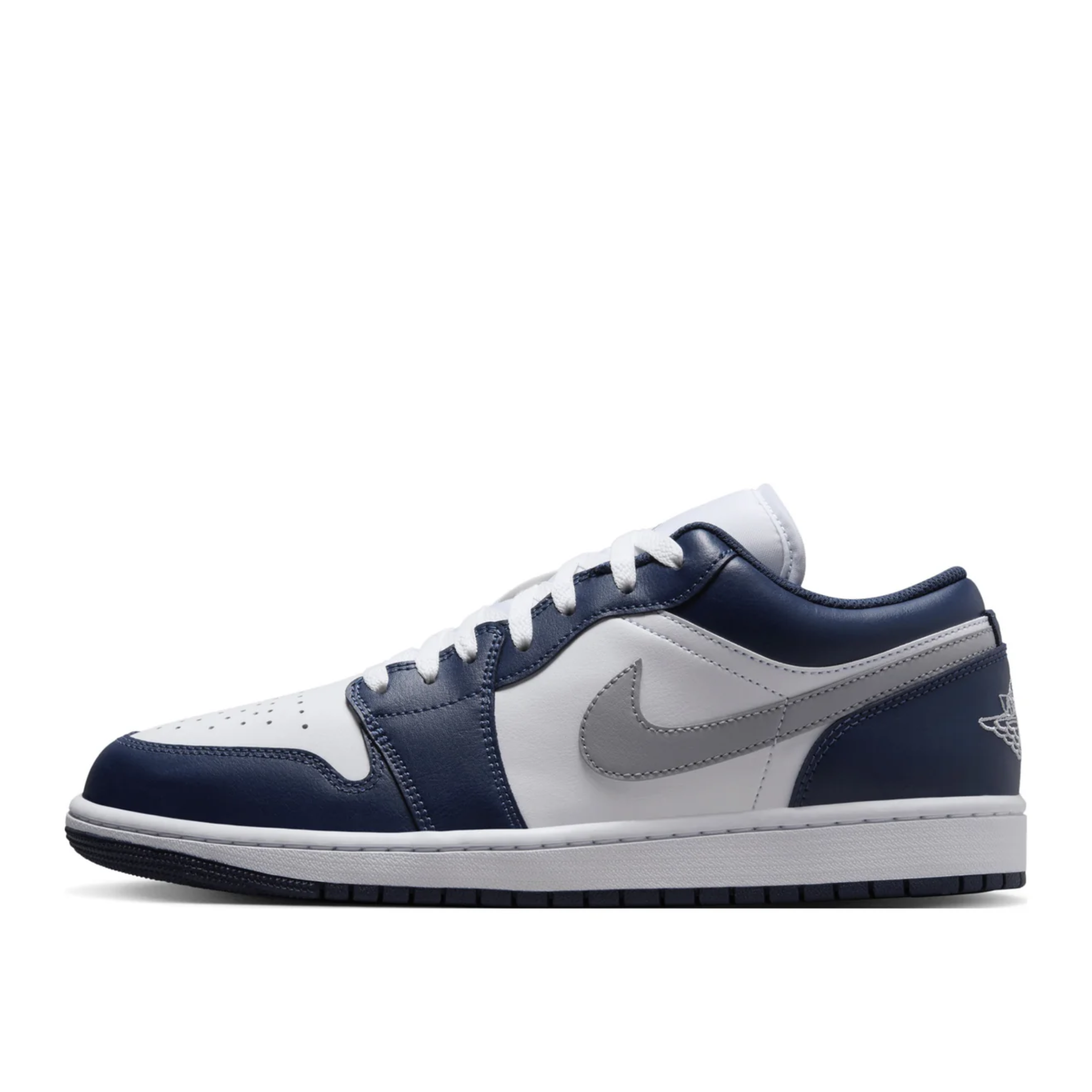 Air Jordan 1 Low Wolf Grey Midnight Navy