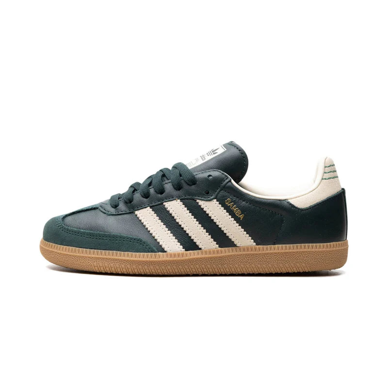 Adidas Samba OG Shadow Green Cream White Gold Metallic