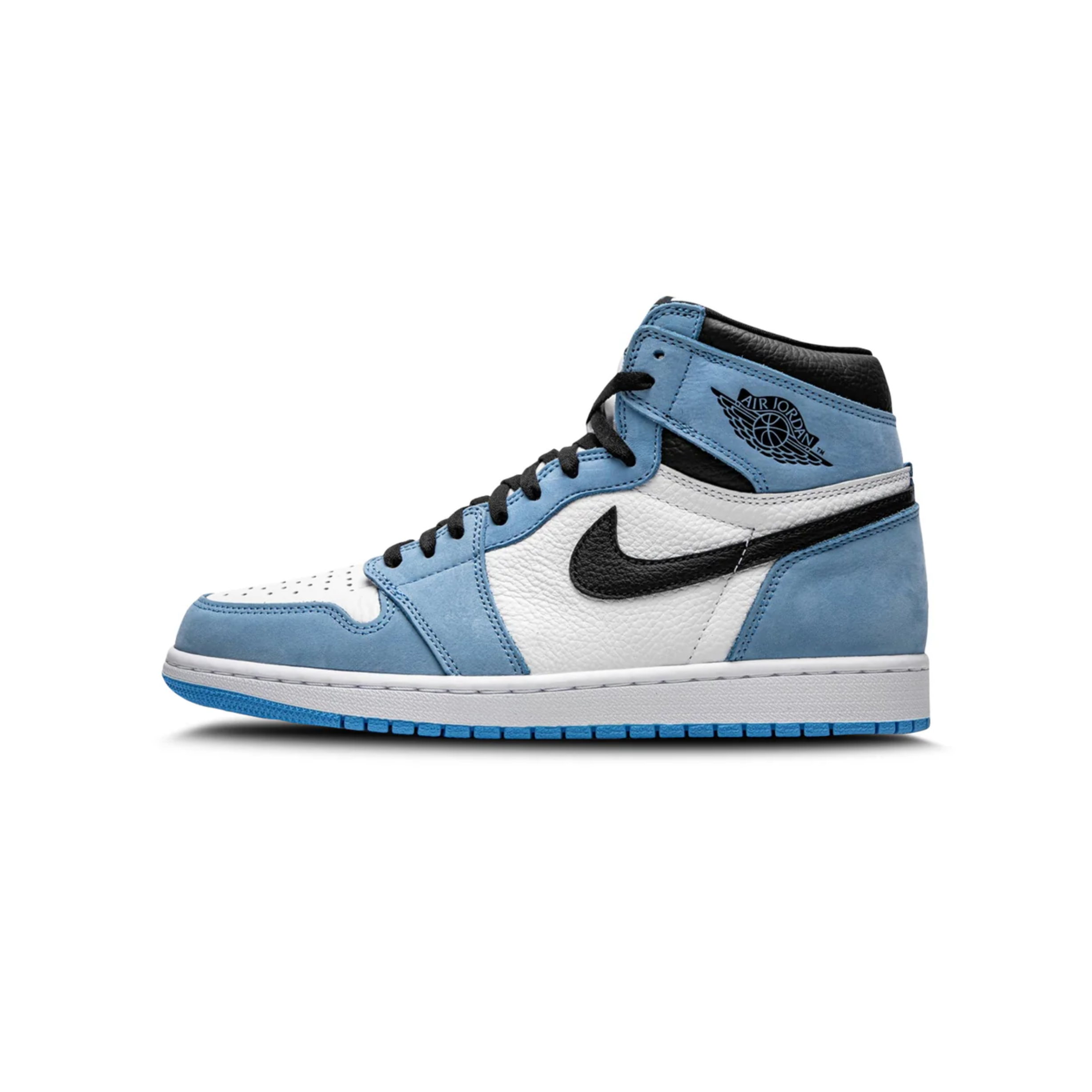NIKE Air Jordan 1 Retro High White University Blue Black UNC