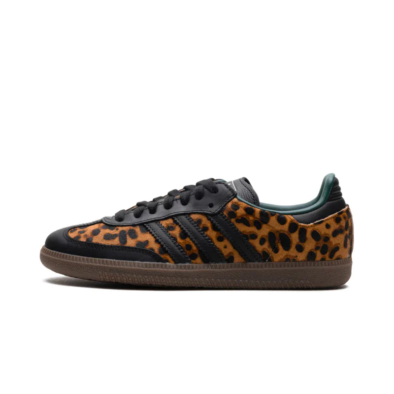 Adidas Samba OG Black Green Leopard (W)
