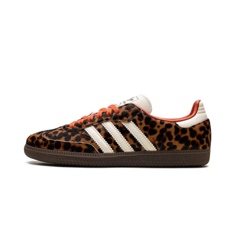 adidas Samba OG Preloved Red Leopard (W) Available at Pick your kiicks.