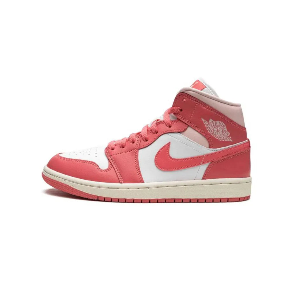 Air Jordan 1 Mid Strawberries and Cream (WMNS) Available at Pick your kiicks.