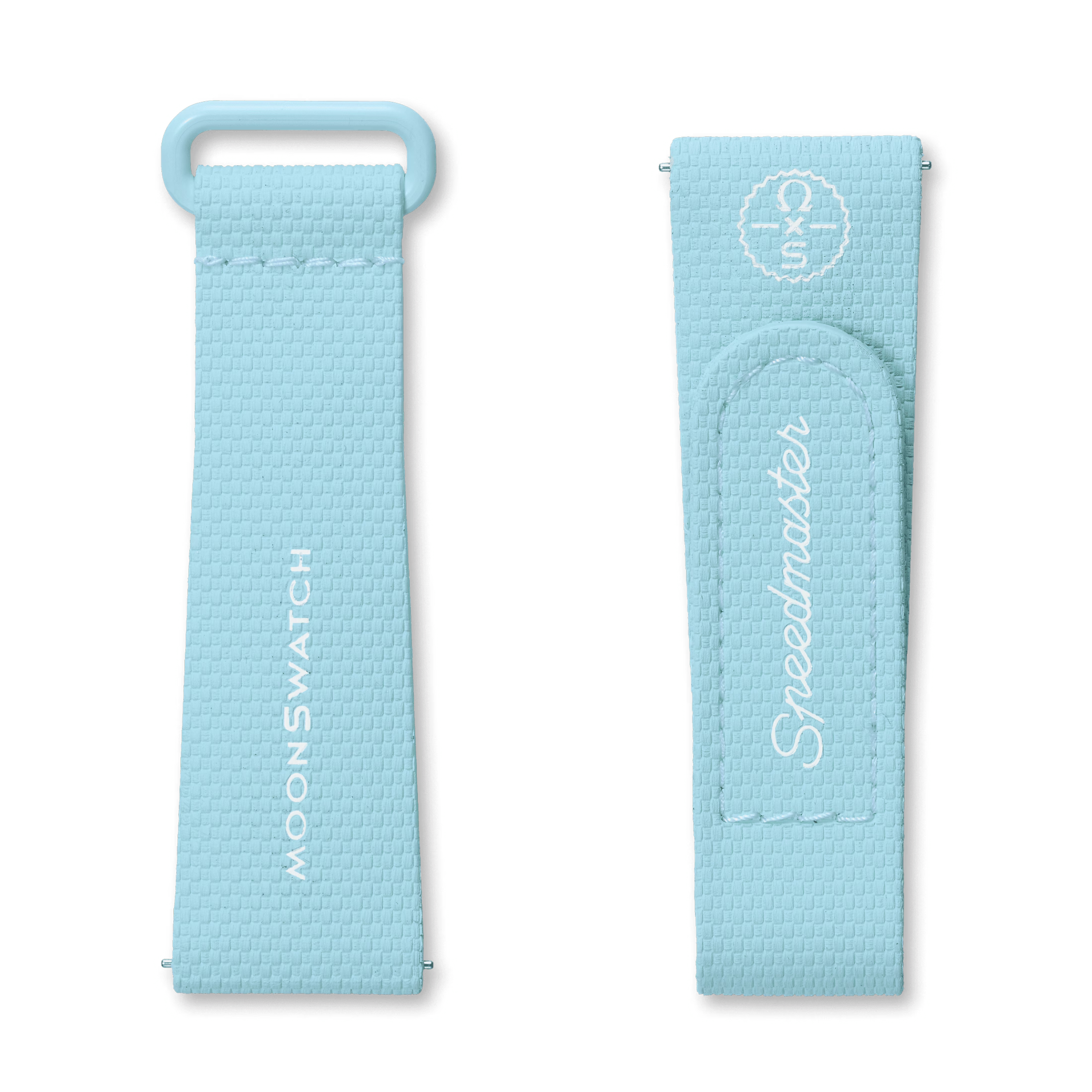 SWATCH X OMEGA BIOCERAMIC MOONSWATCH BLUE WHITE STRAPS