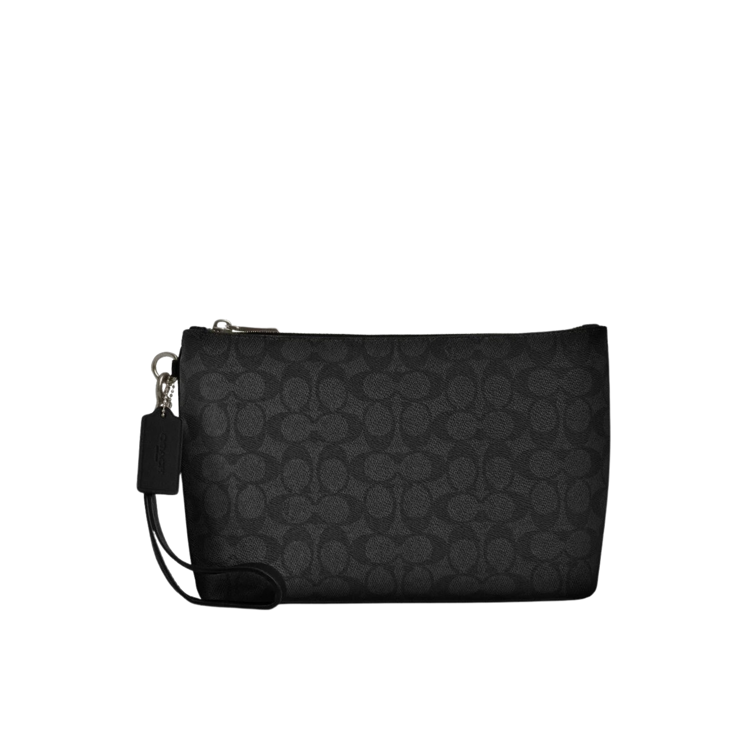 COACH GUN MENTAL BLACK DARK POUCH
