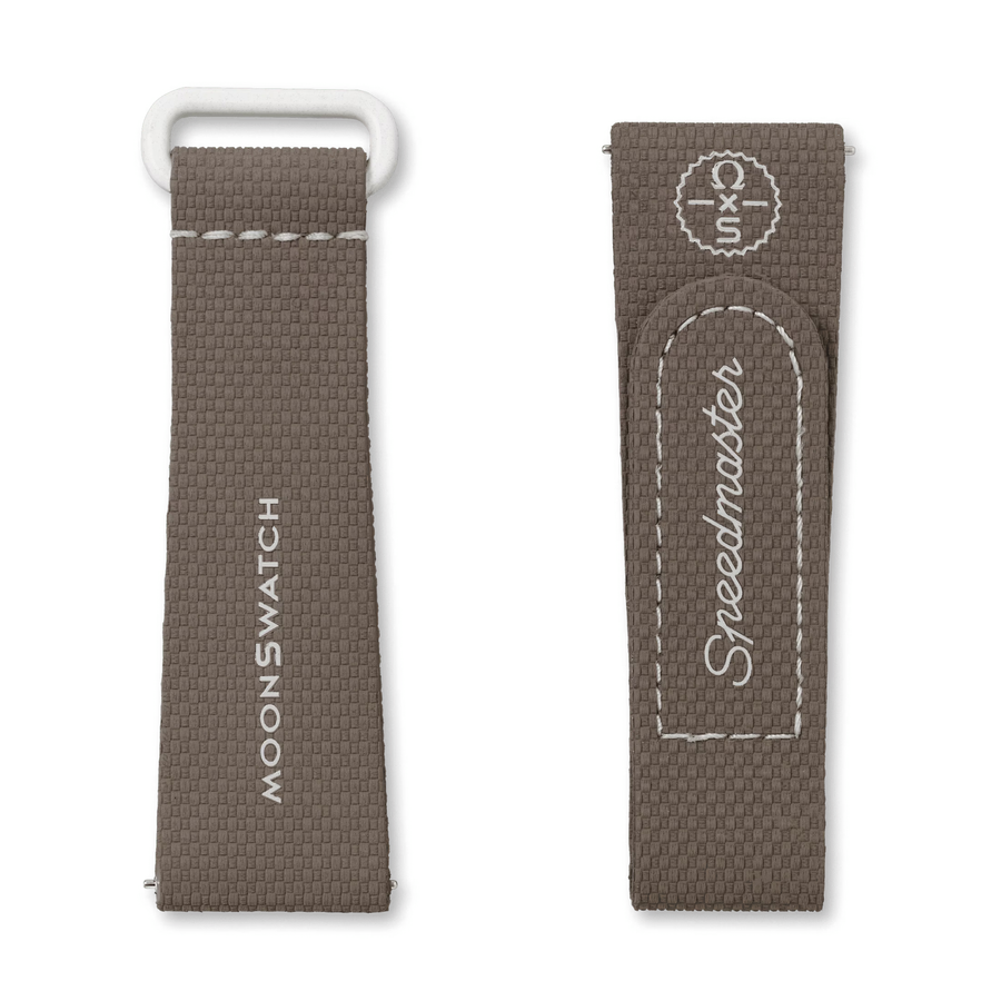 SWATCH X OMEGA BIOCERAMIC MOONSWATCH DARK BROWN SAND STRAPS