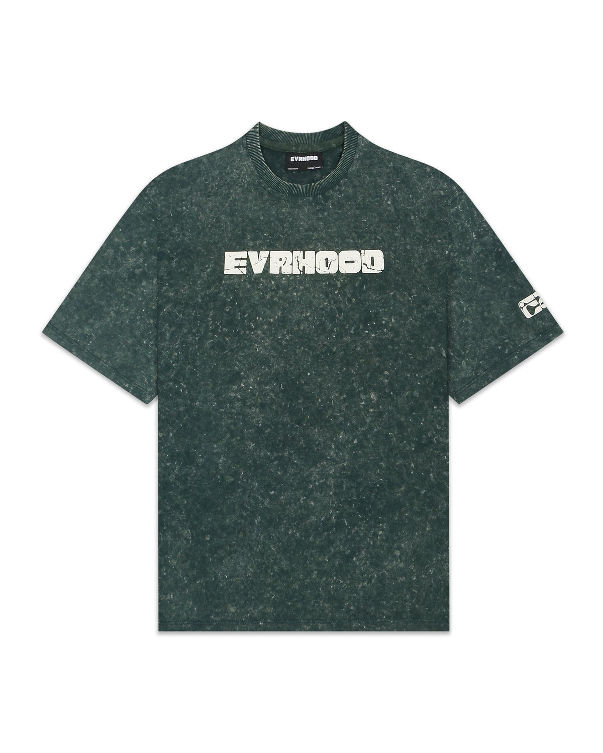 Retro Wash - Green - Evrhood oversized acid wash t-shirt