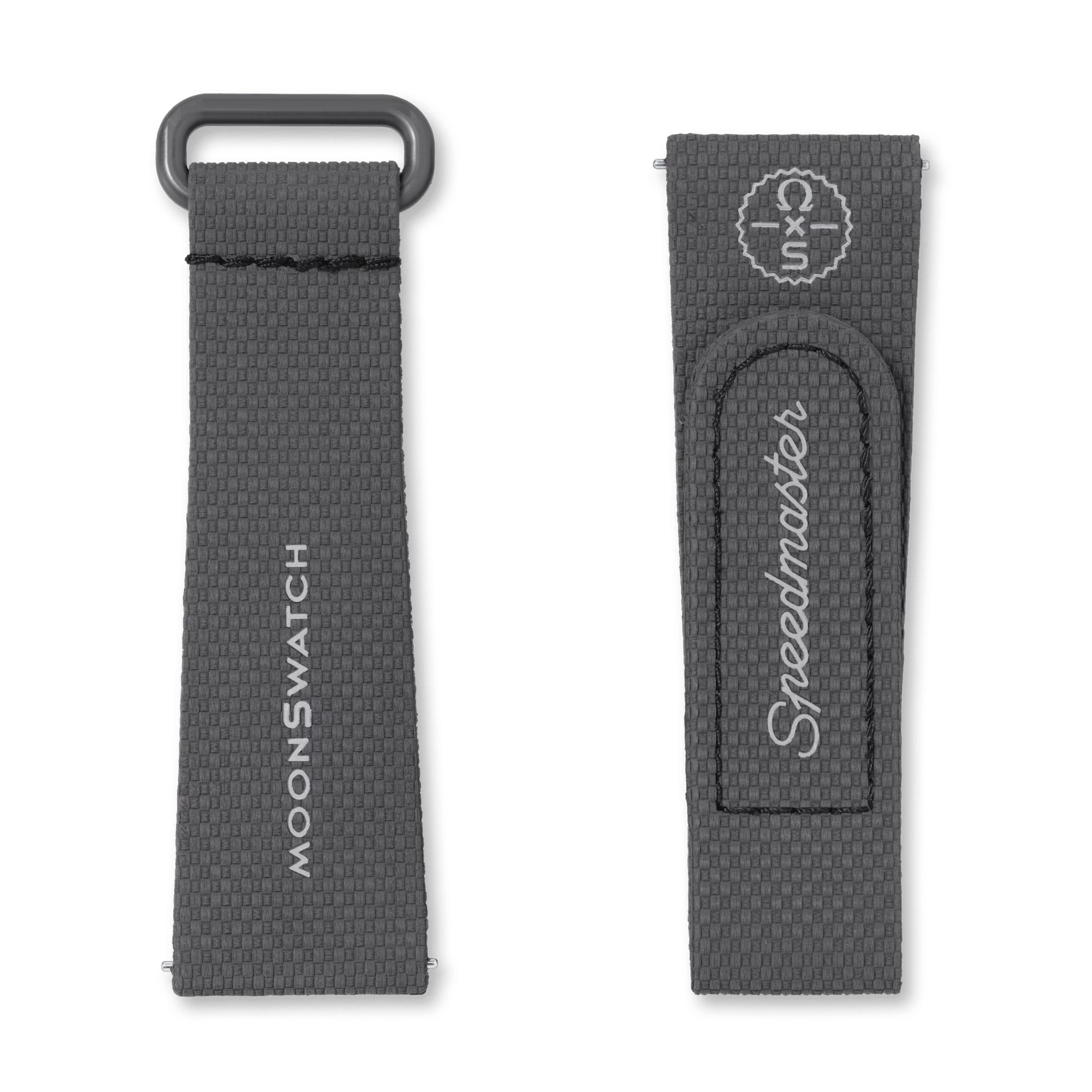 SWATCH X OMEGA BIOCERAMIC MOONSWATCH DARK GREY BLACK STRAPS