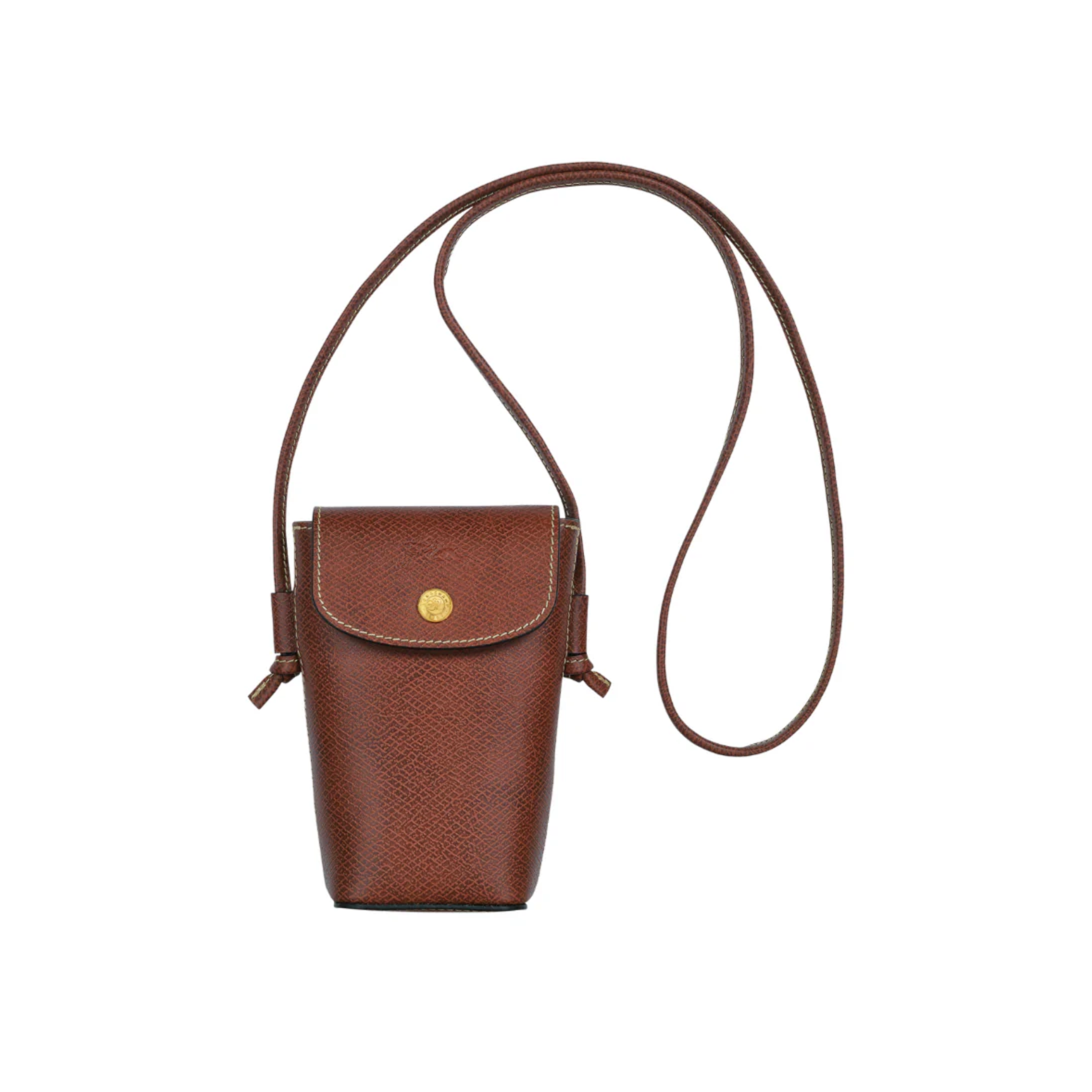 LONGCHAMP Épure Phone case with leather lace