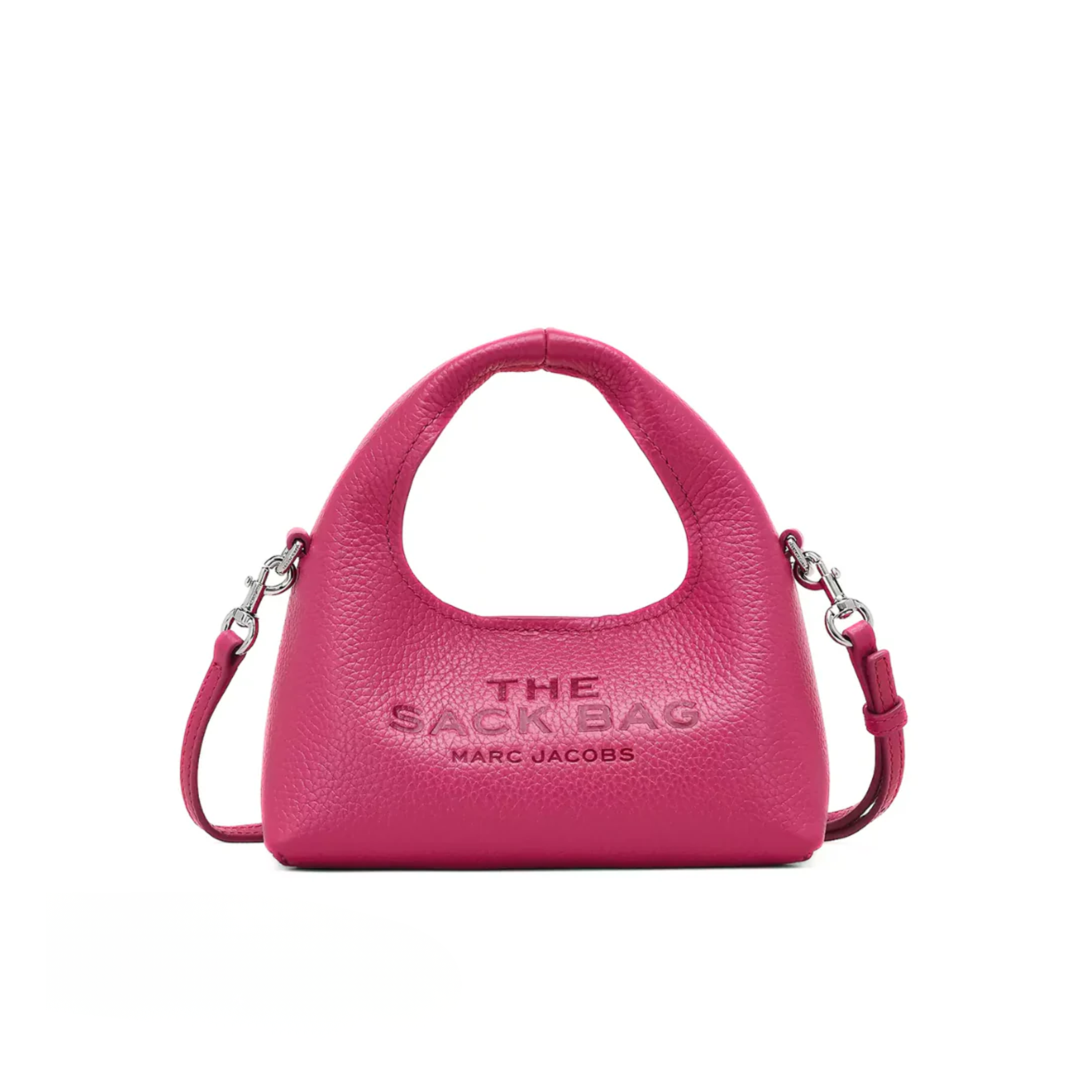Marc Jacobs The Micro Crossbody Sack Bag raspberry pink