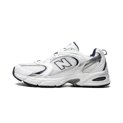 New Balance 530 White Silver Navy