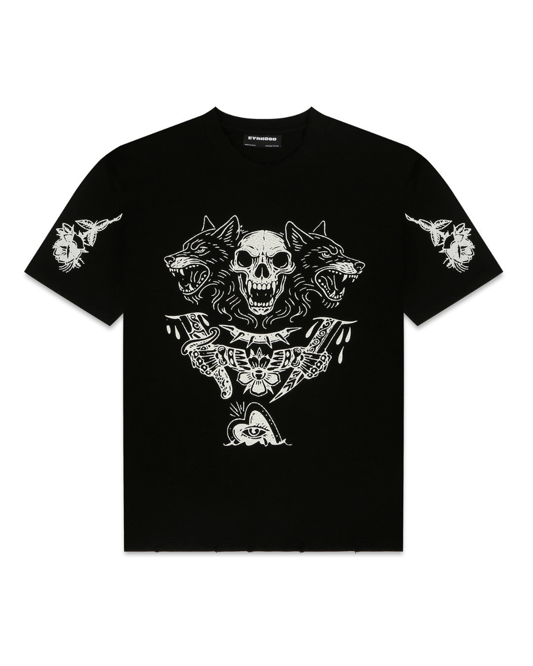The Third Omen - Black - Evrhood oversized graphic t-shirt