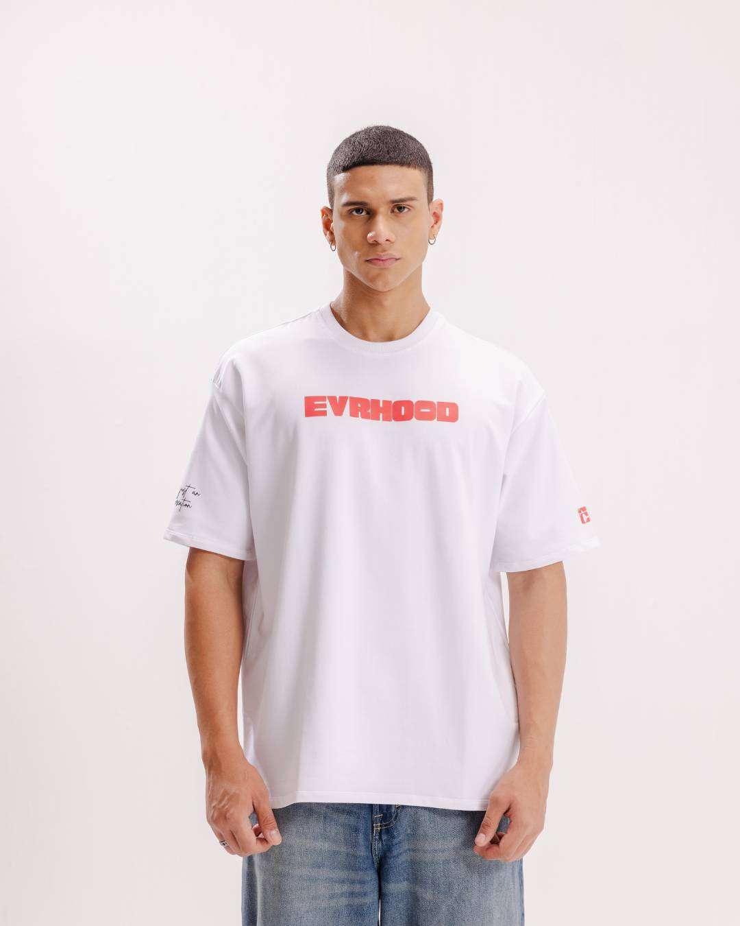 Element - White- Evrhood oversized basic t-shirt
