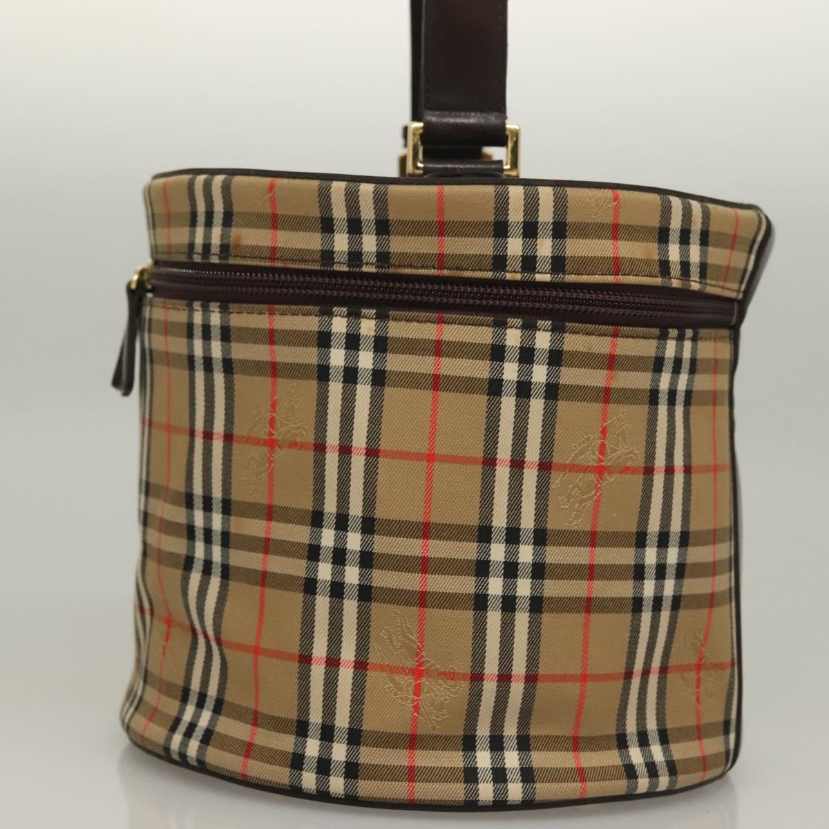 Burberry Nova Check Canvas Handbag (Pre-Owned)