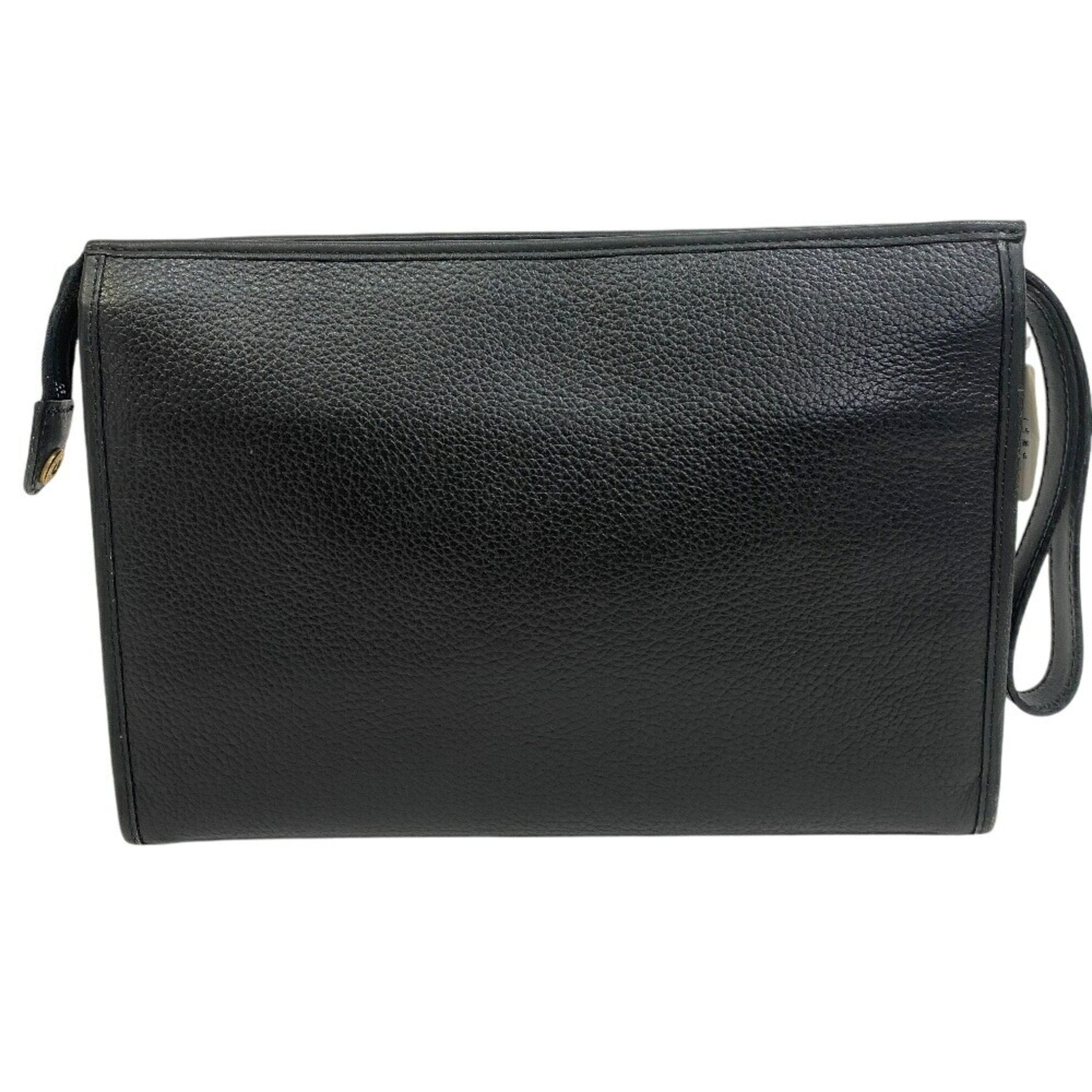 Burberry Leather Clutch Bag (Pre-Owned)