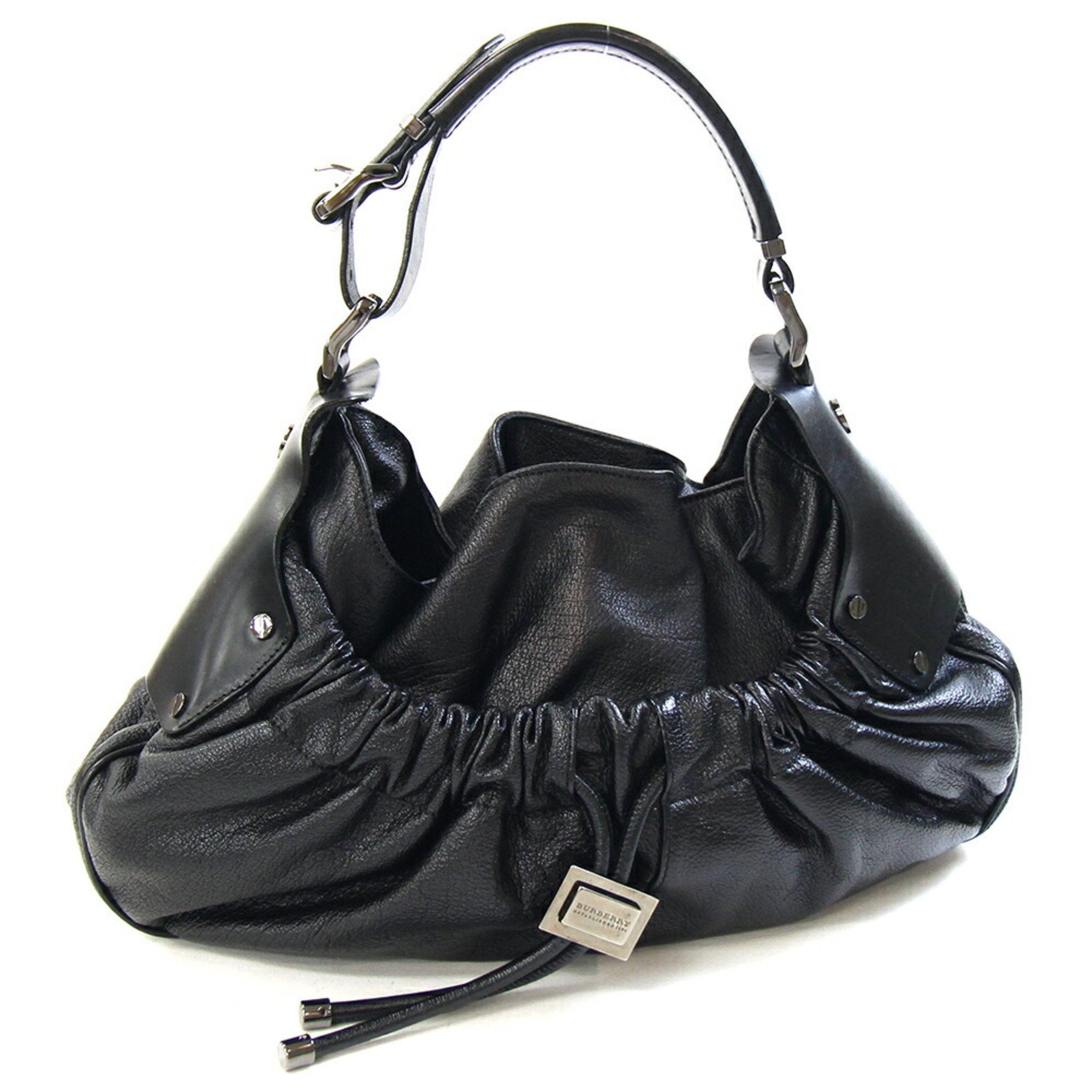 Burberry Leather Shoulder Bag (Pre-Owned)