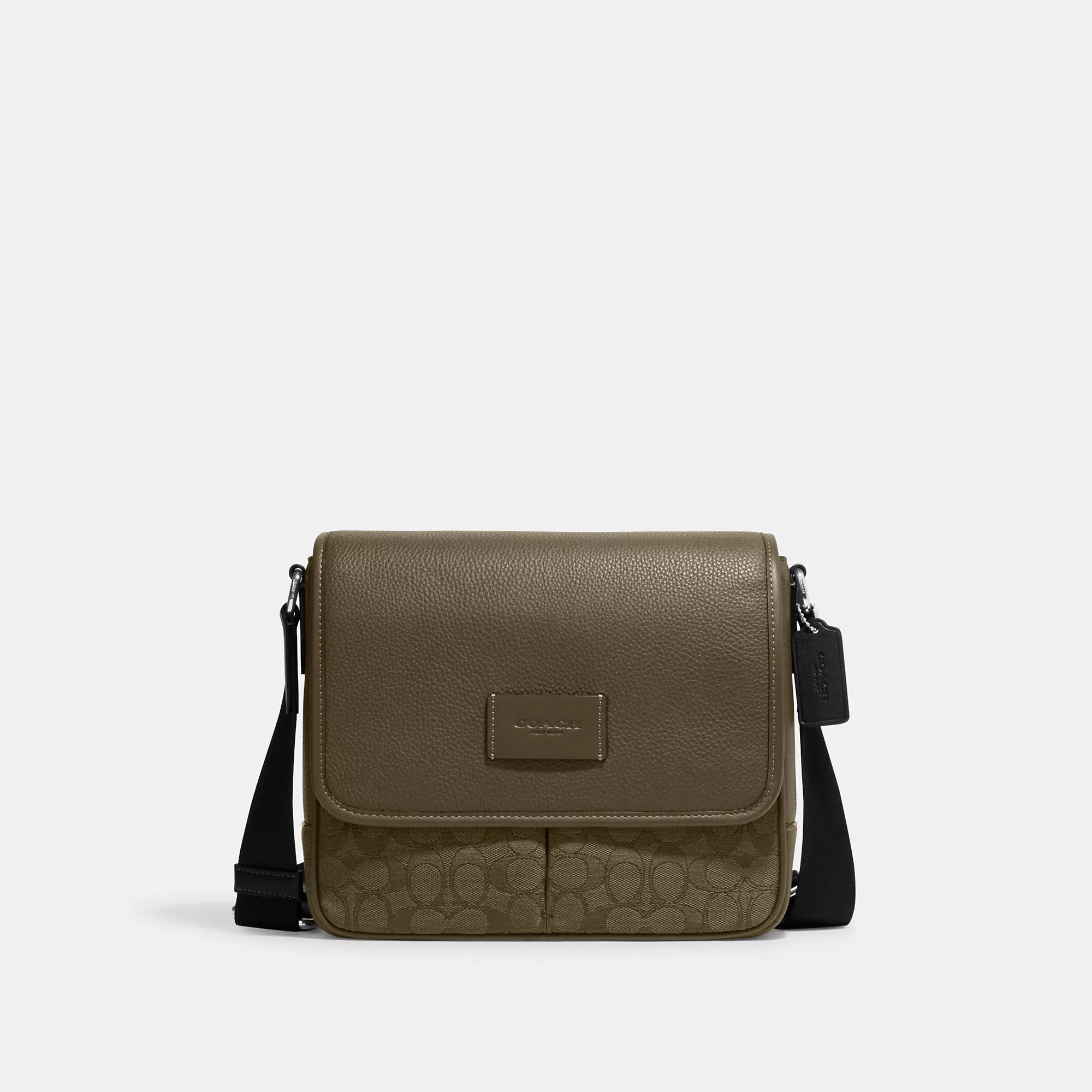 Coach Sprint Map Bag 25 In Signature Jacquard