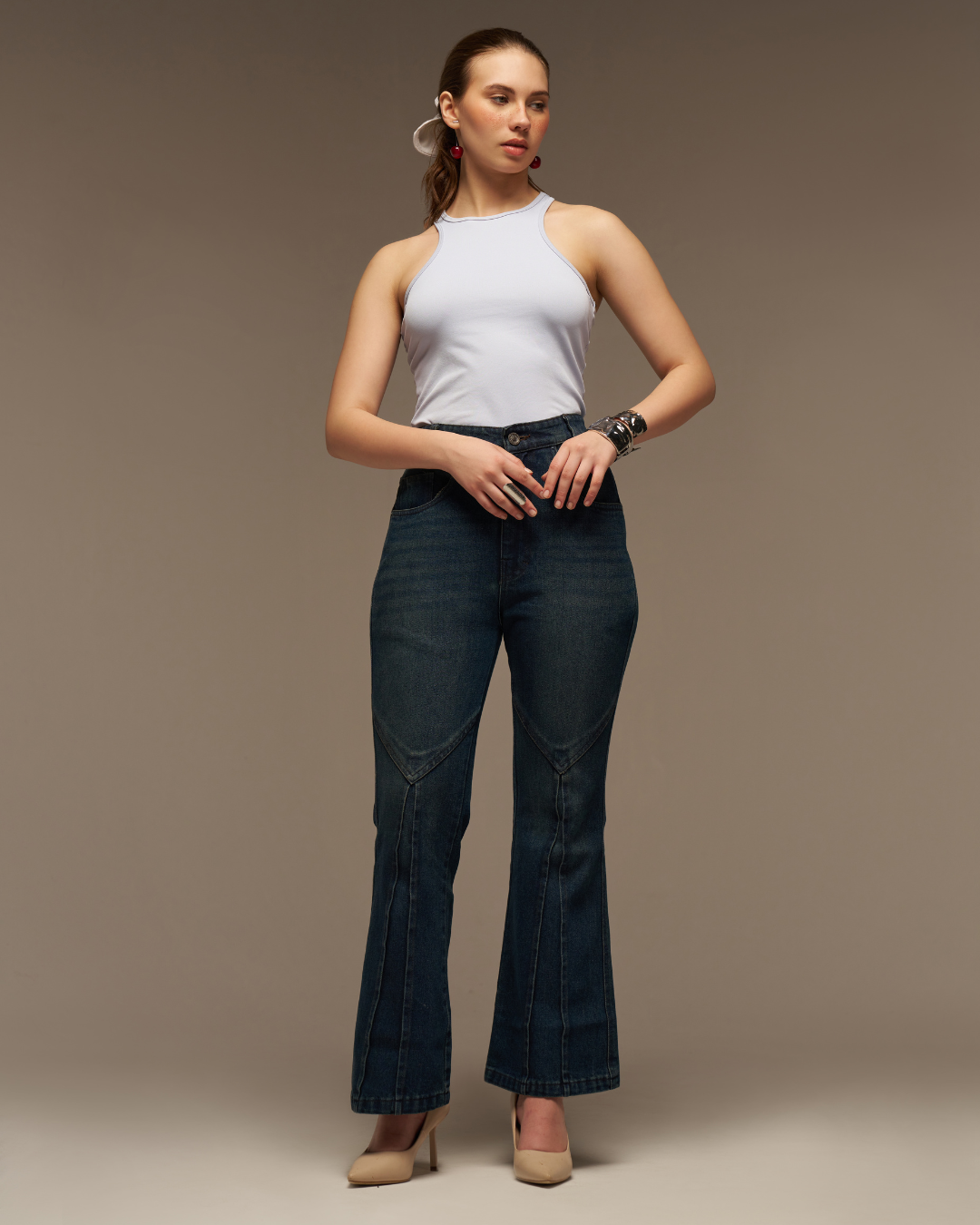 Missing Genes Retro Flare Denim