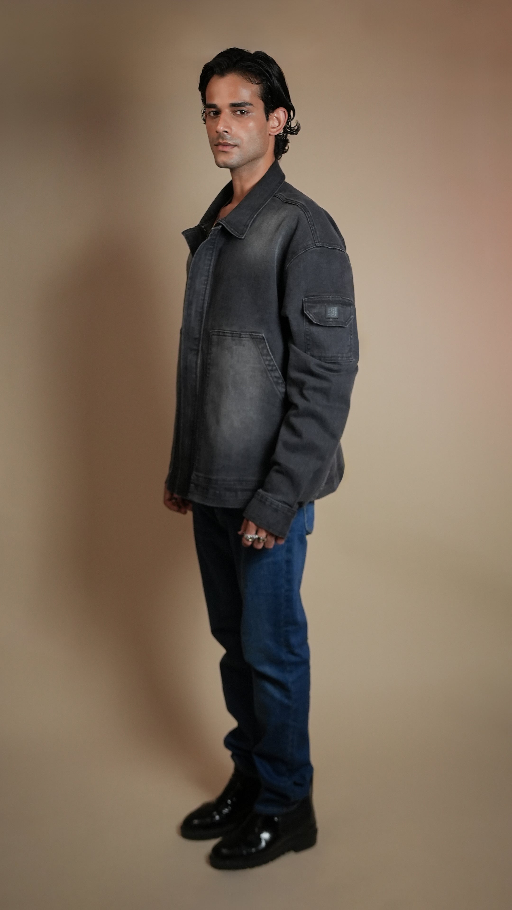 BLACK OG DENIM MEN'S JACKET