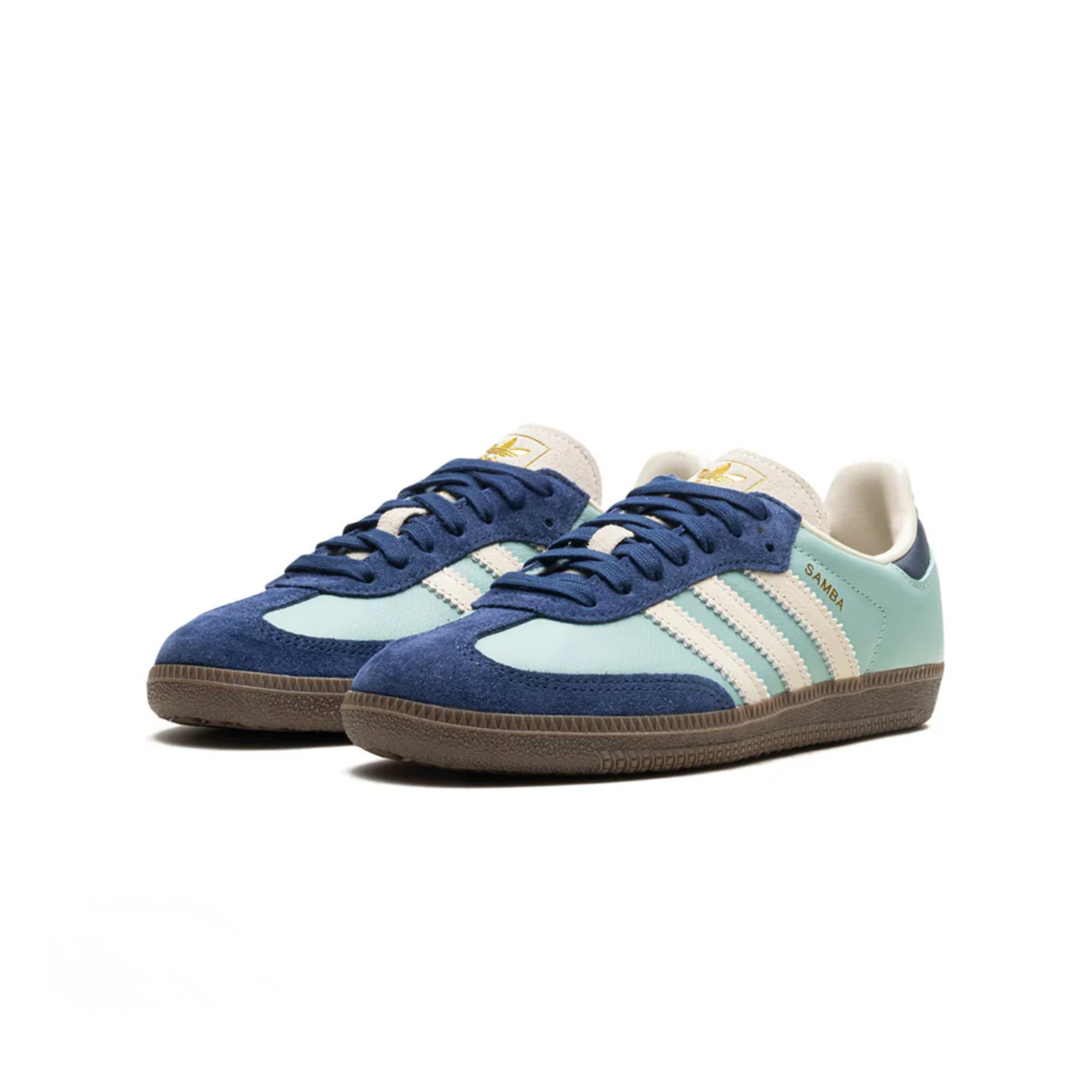 Adidas Samba OG Hazy Green Night Indigo (W)