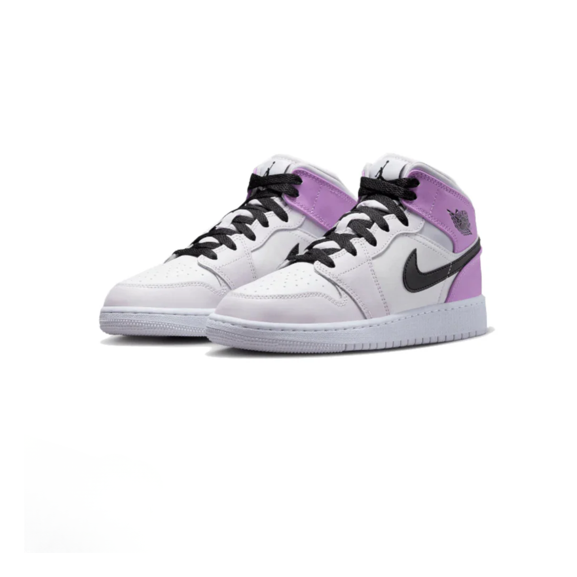 NIKE Air Jordan 1 Mid Barely Grape (GS)