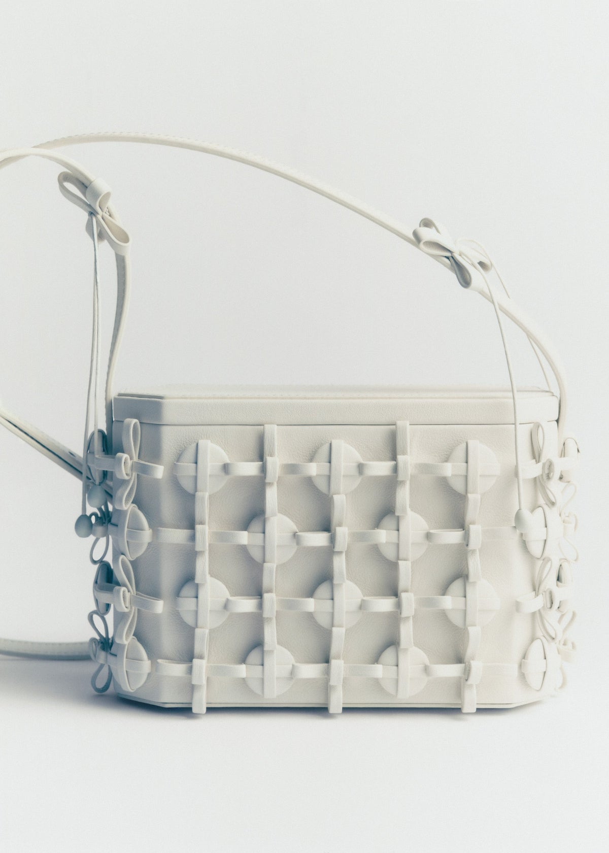 Polène Button Bow Box - Porcelain
