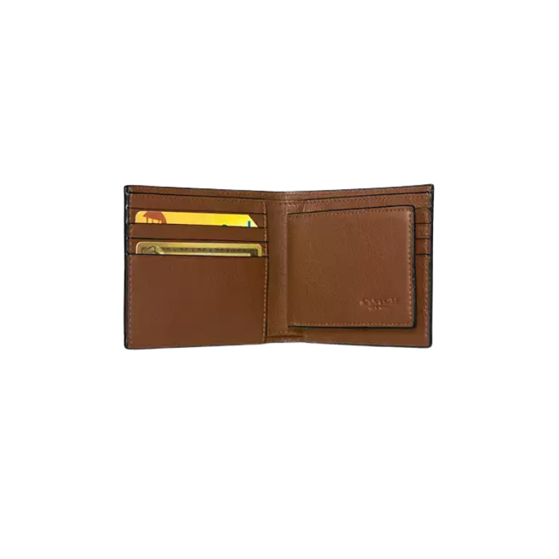COACH Dark Saddle 3 IN 1 WALLET