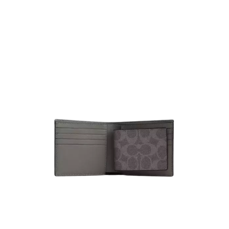 COACH Grey Multi 3 IN 1 WALLET