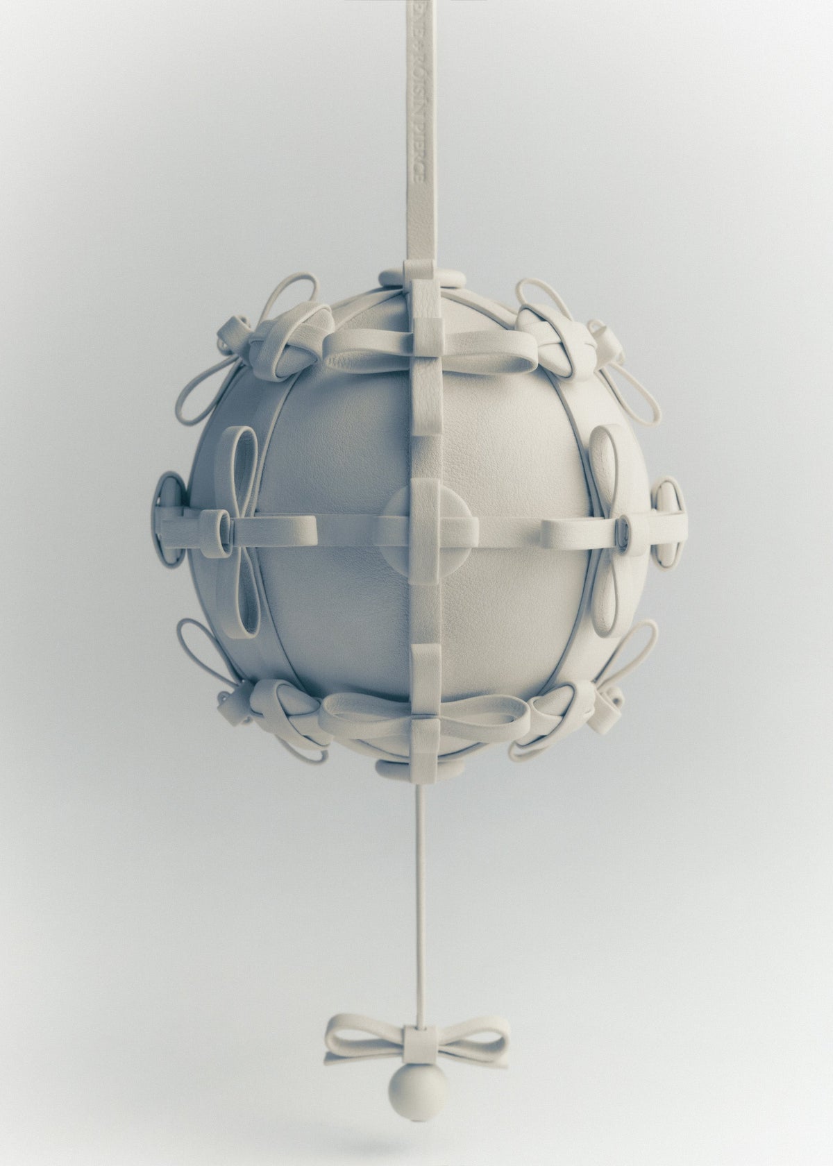 Polène Button Bow Sphere - Porcelain