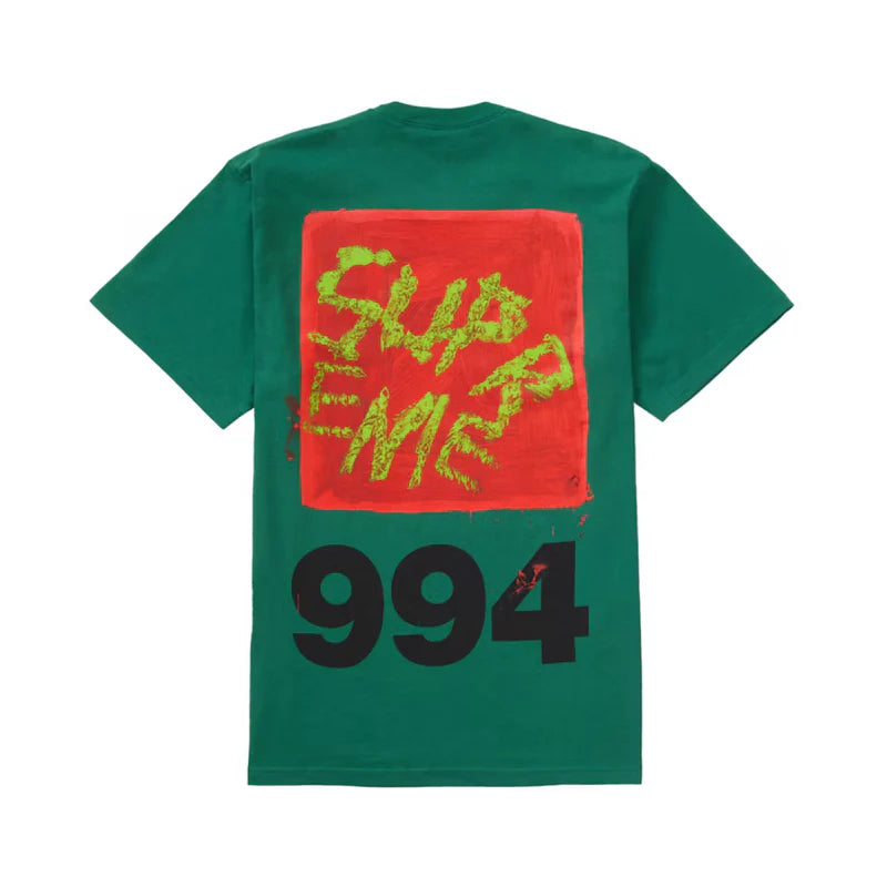 Supreme Paint Tee Green Available at Pick your kiicks.