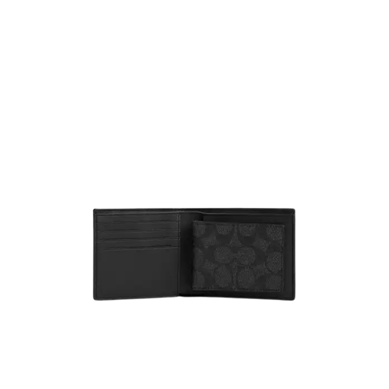 COACH signature canvas 3 IN 1 WALLET