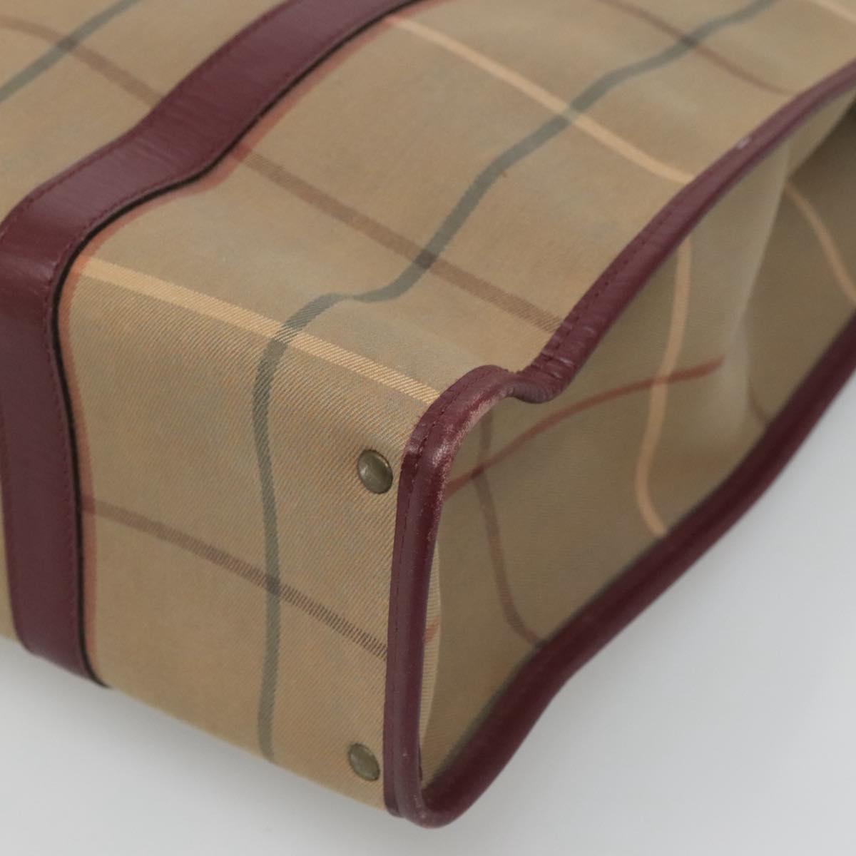 Burberry Vintage Check Canvas Tote Bag (Pre-Owned)