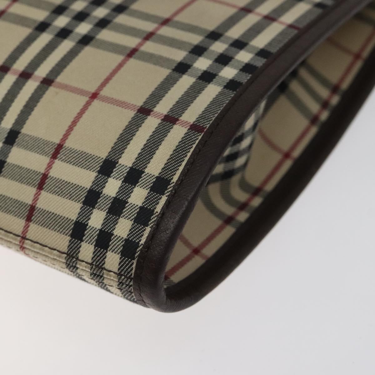 Burberry Nova Check Canvas Shoulder Bag (Pre-Owned)
