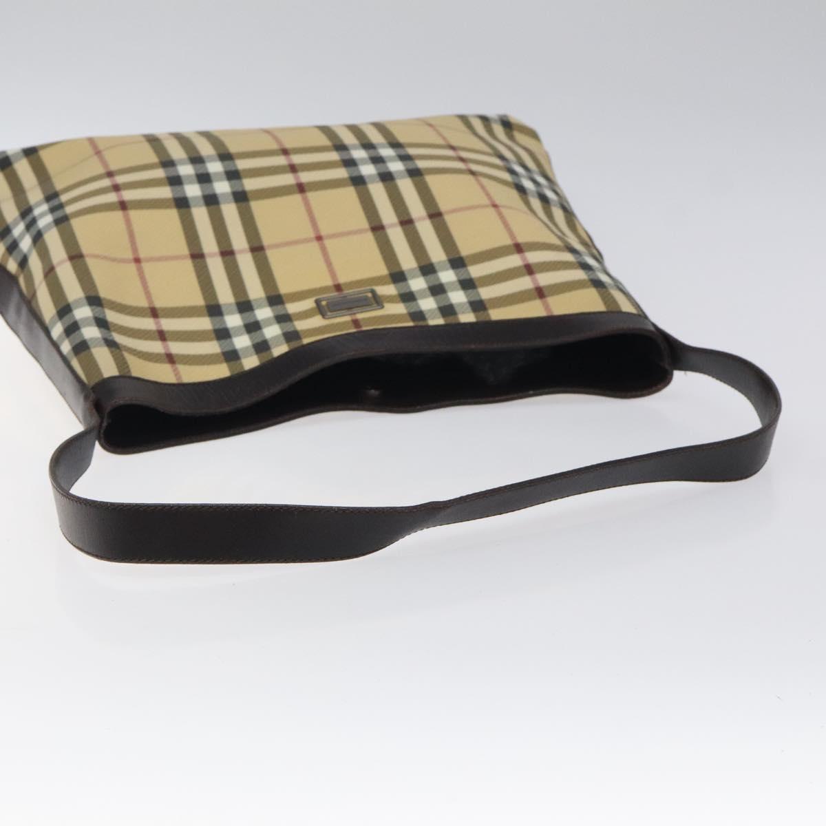 Burberry Nova Check Canvas Shoulder Bag (Pre-Owned)