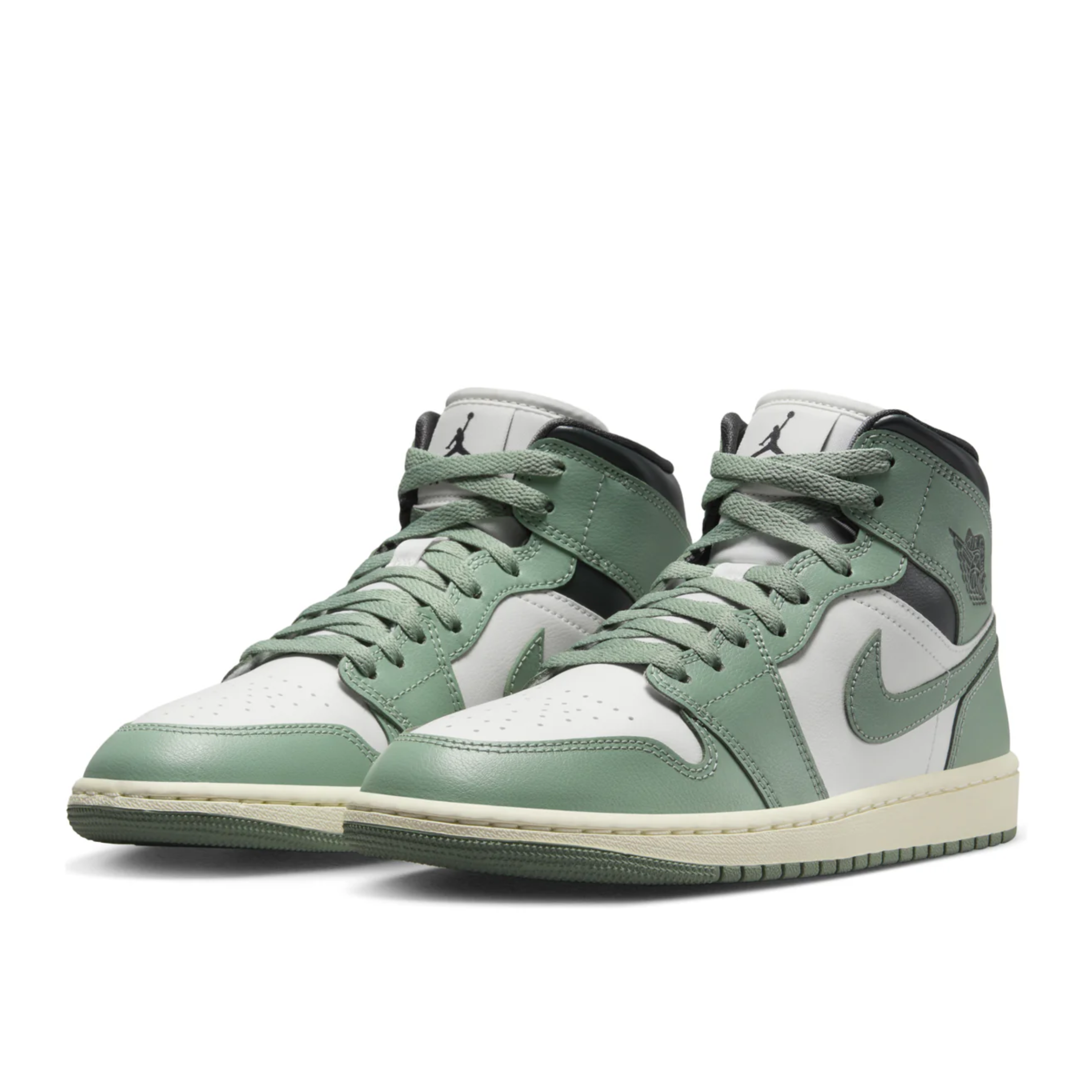NIKE Air Jordan 1 Mid Jade Smoke (W)