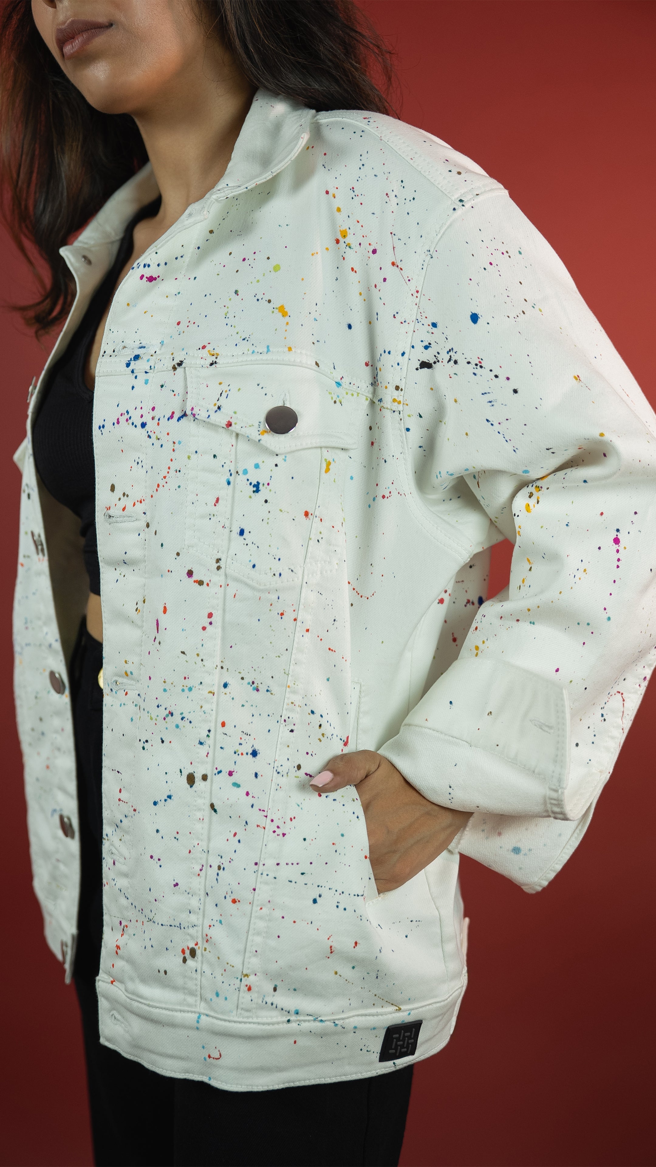 WHITE DENIM WOMEN'S JACKET